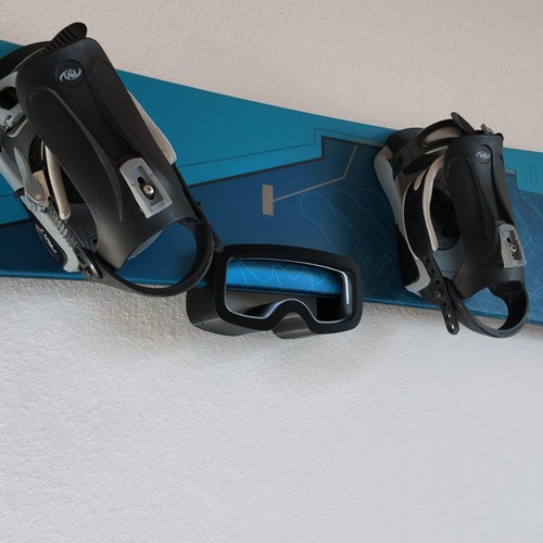 Snowboard wall mount with - wall,